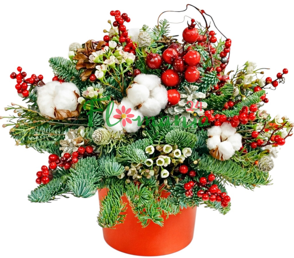 Снежная рябина